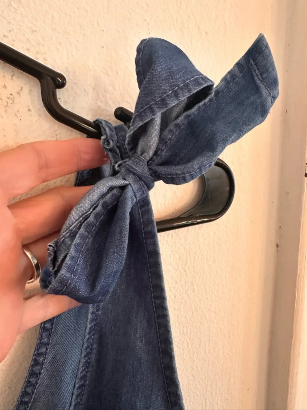 Denim Babydoll Dress 1X | Derek Heart  Festival Western Boho Country Cowgirl - Picture 5 of 8